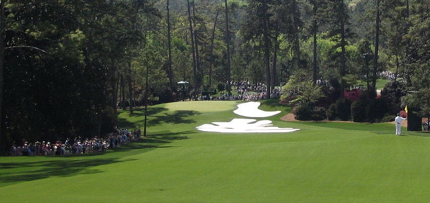 A picture of the 10th hole at Augusta National Golf Club