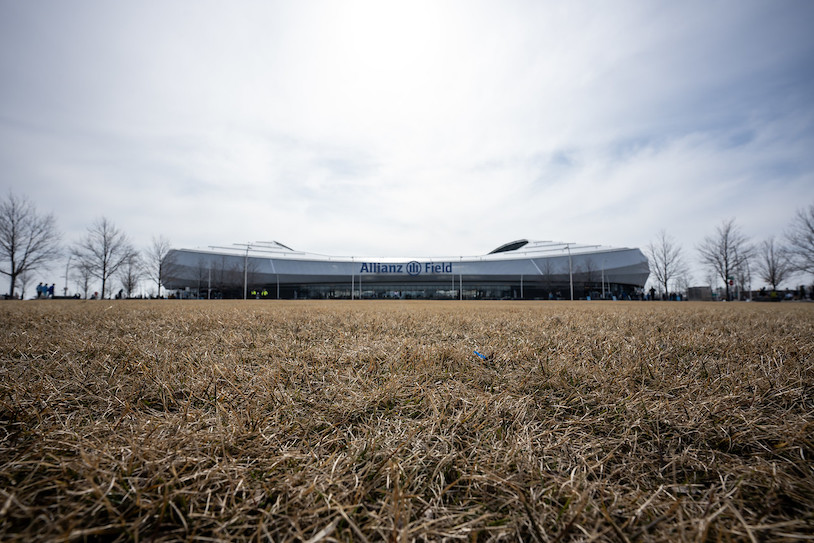 A view of Allianz Field from the north