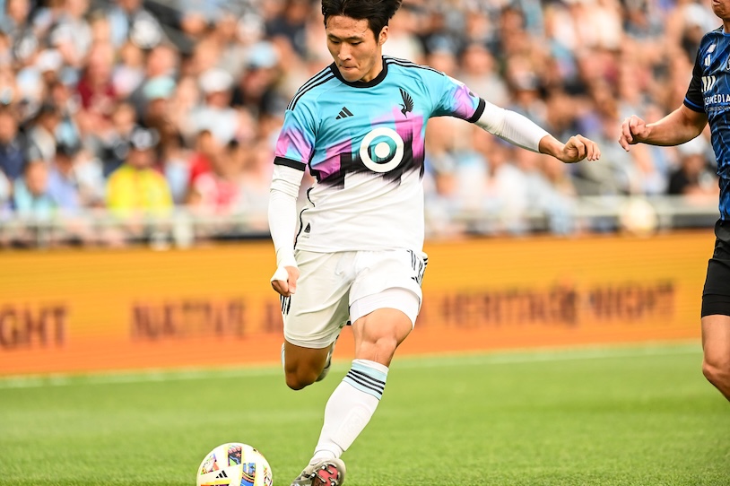 MNUFC winger Sang Bin Jeong