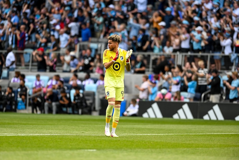 Minnesota United goalkeeper Dayne St. Clair