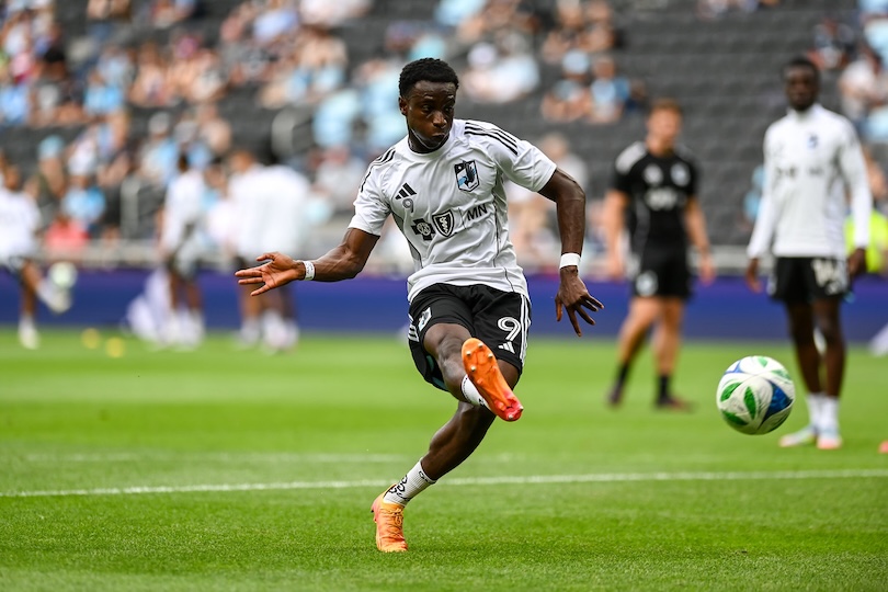 MNUFC striker Kelvin Yeboah