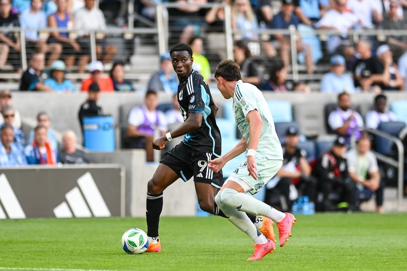 Minnesota striker Kelvin Yeboah