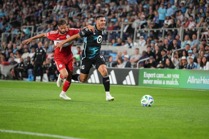 Minnesota United center back Michael Boxall