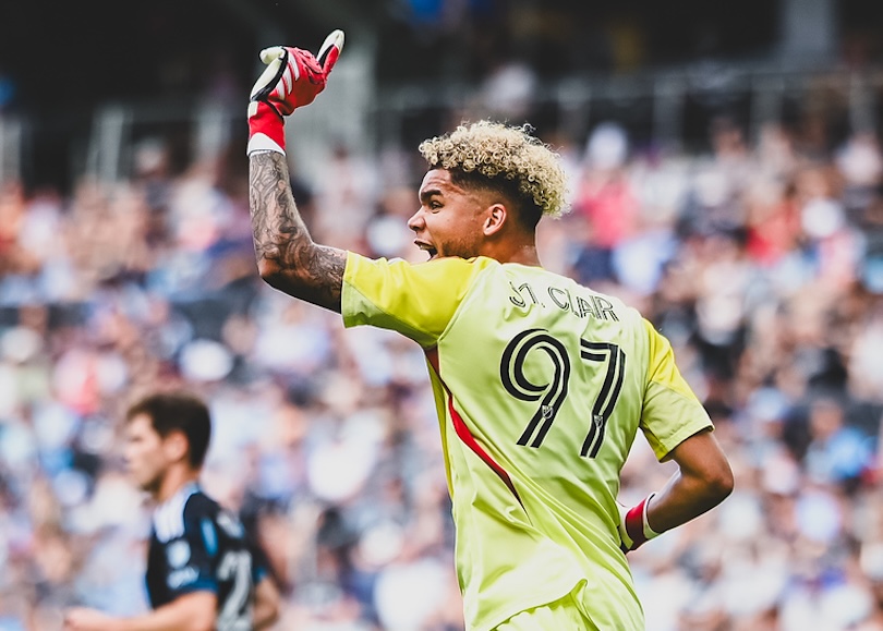 Minnesota goalkeeper Dayne St. Clair